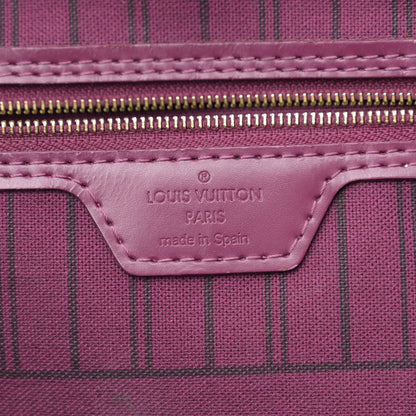 Louis Vuitton Monogram Totem Neverfull MM Magenta 7 of 14