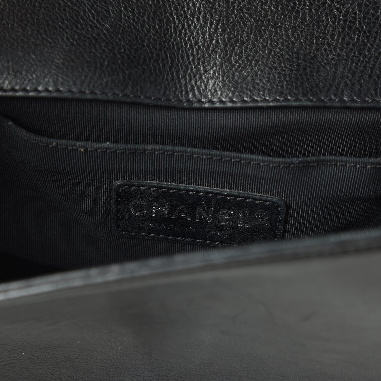 Chanel Calfskin Quilted Medium Boy Flap Black 7 of 11