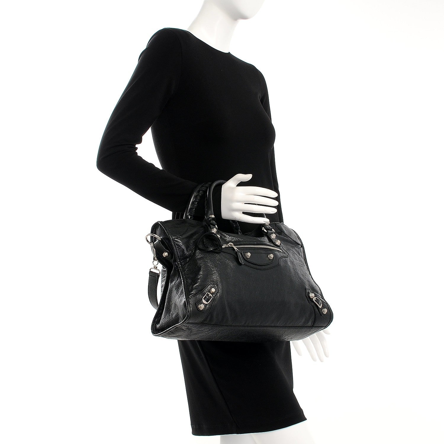 Balenciaga Agneau Giant 12 Silver Hardware City Black 3 of 8
