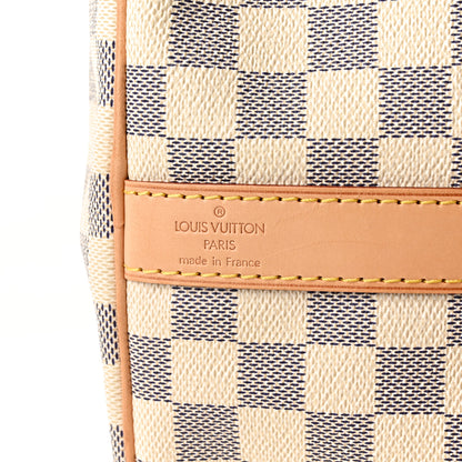 Louis Vuitton Damier Azur Keepall Bandouliere 55 5 of 14