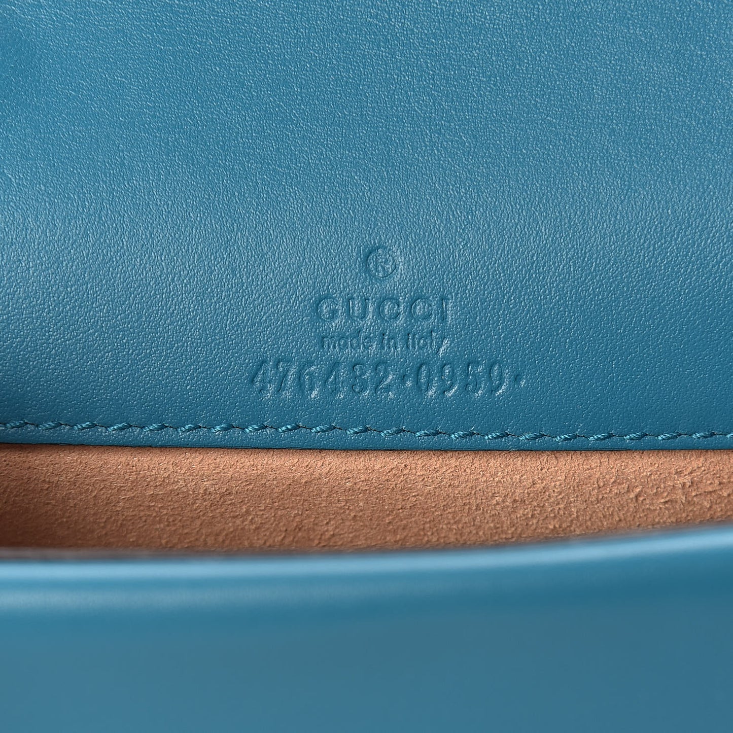 Velvet Super Mini Dionysus Shoulder Bag Pavone Cyan