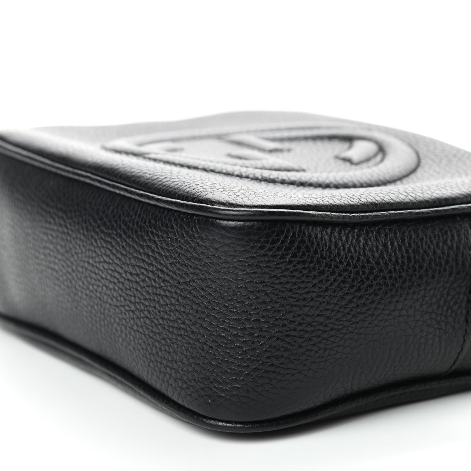 Gucci Pebbled Calfskin Small Soho Disco Bag Black 9 of 10