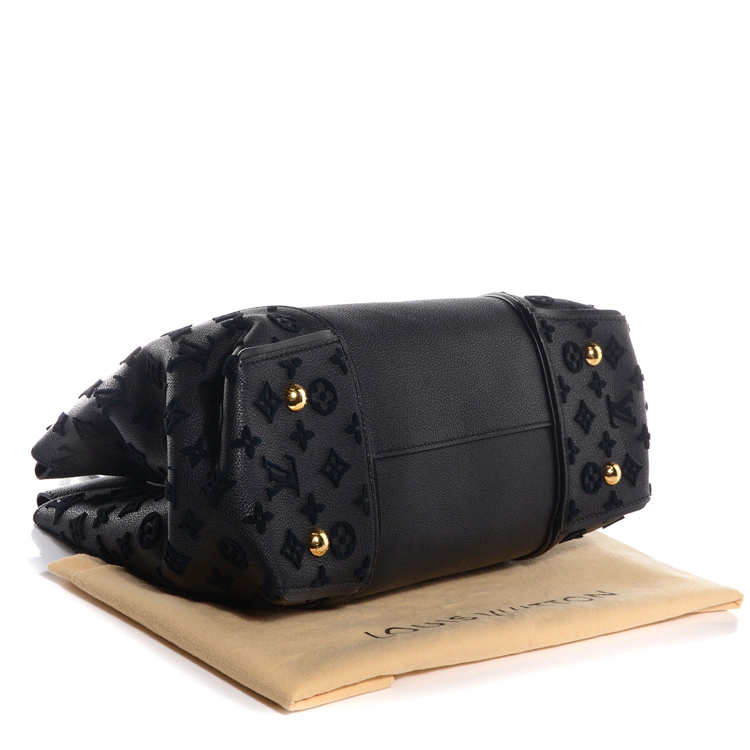 Louis Vuitton Veau Cachemire Tote W PM Black 4 of 7