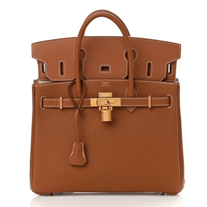 Hermes Togo Swift Canvas 3 in 1 Birkin 30 Gold 3 of 15