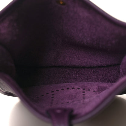 Hermes Taurillon Clemence Amazone Evelyne TPM Cassis Rouge Grenat 5 of 11