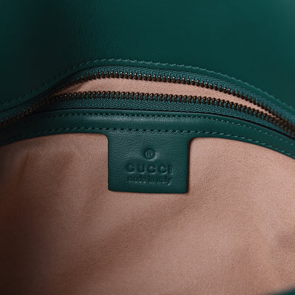 Gucci Calfskin Matelasse Small GG Marmont Shoulder Bag Emerald Green 5 of 8