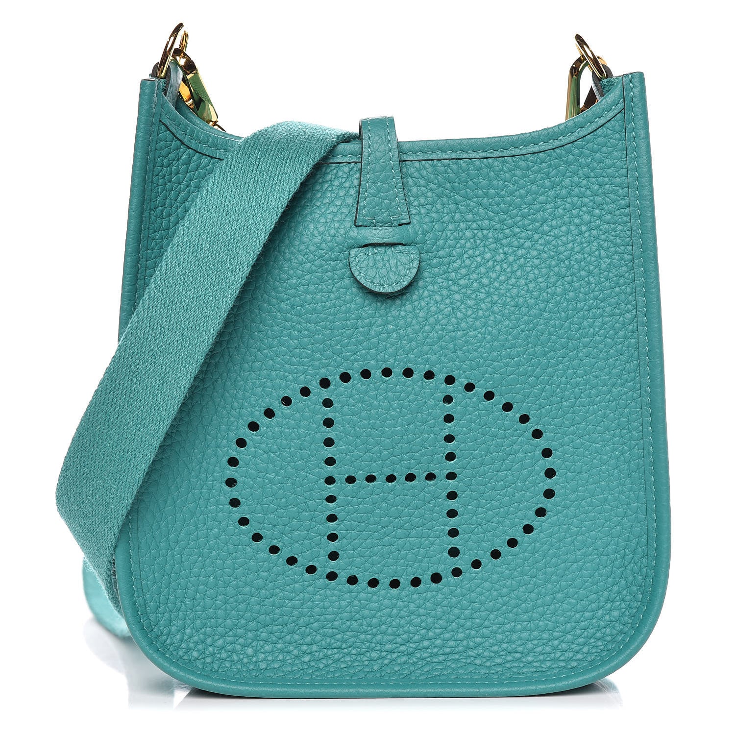 Hermes Taurillon Clemence Evelyne TPM Vert Verone 1 of 10