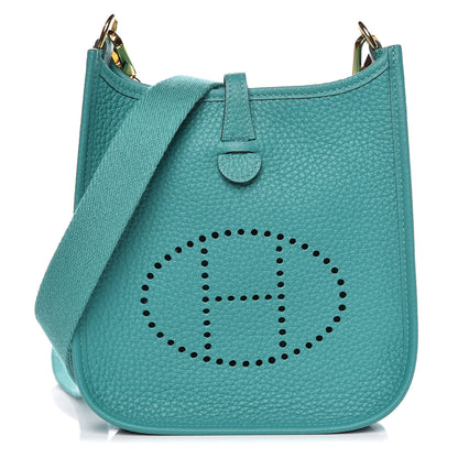 Hermes Taurillon Clemence Evelyne TPM Vert Verone 1 of 10
