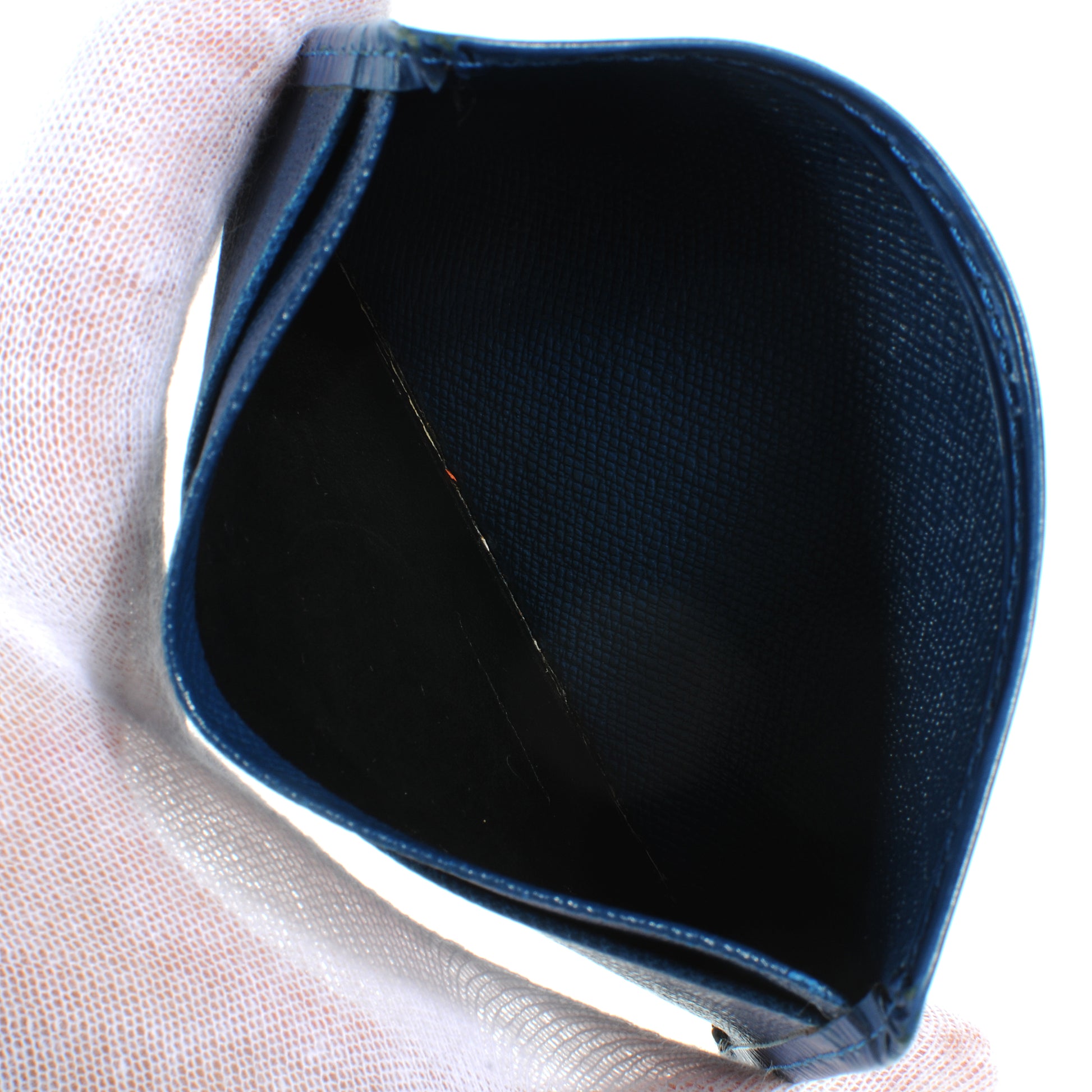 Louis Vuitton Epi Card Holder Blue 5 of 5