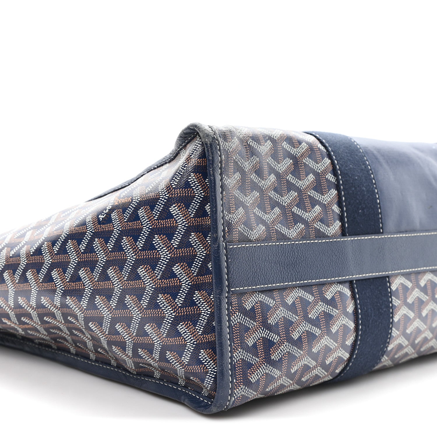 Goyard Goyardine Villette Tote Blue 9 of 12