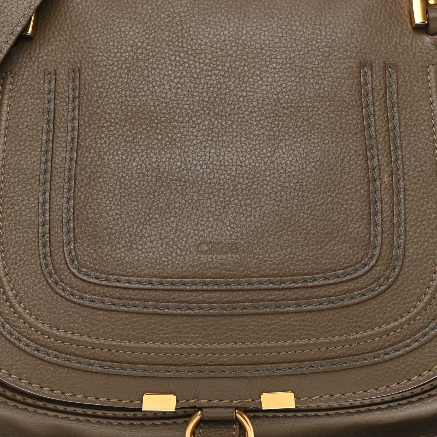 Calfskin Medium Marcie Satchel Anchor Grey