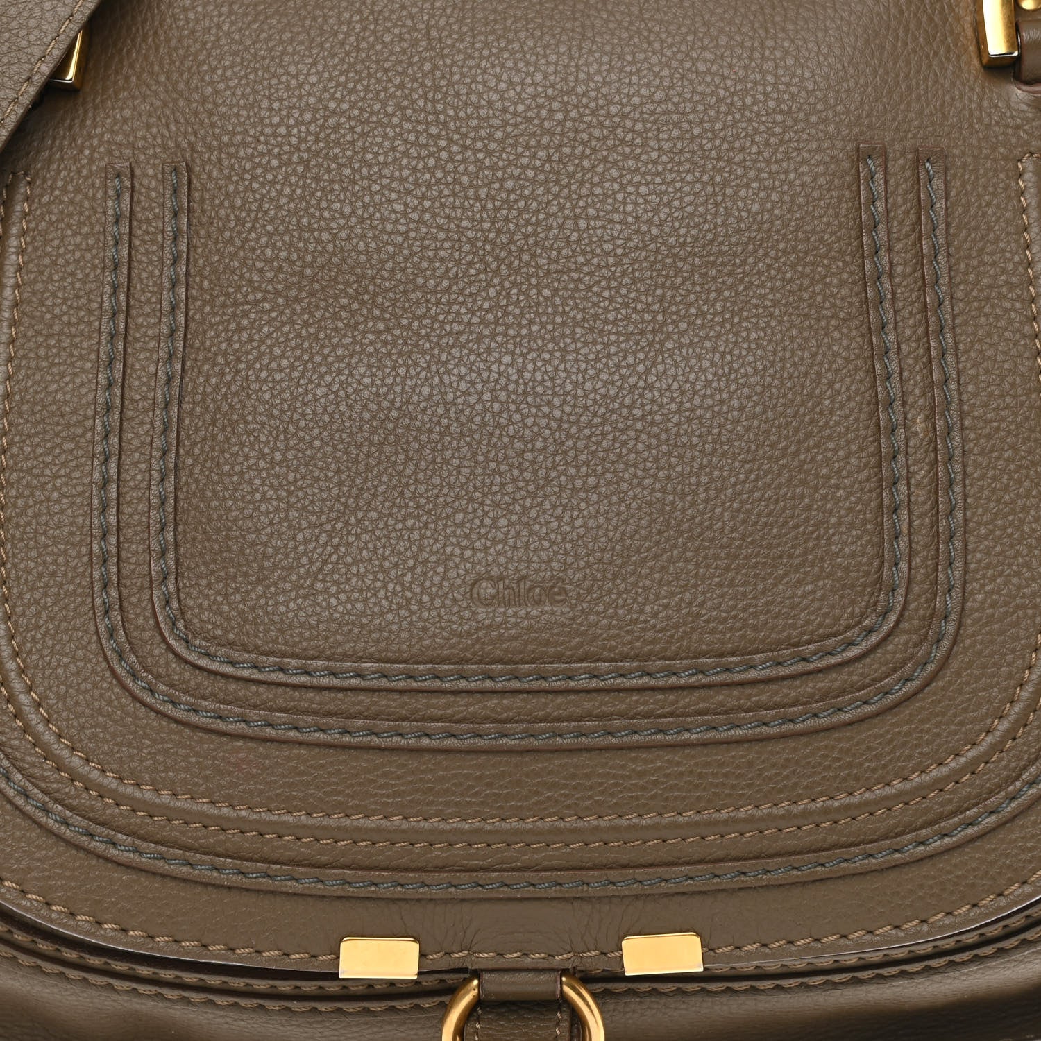 Chloe Calfskin Medium Marcie Satchel Anchor Grey 8 of 12