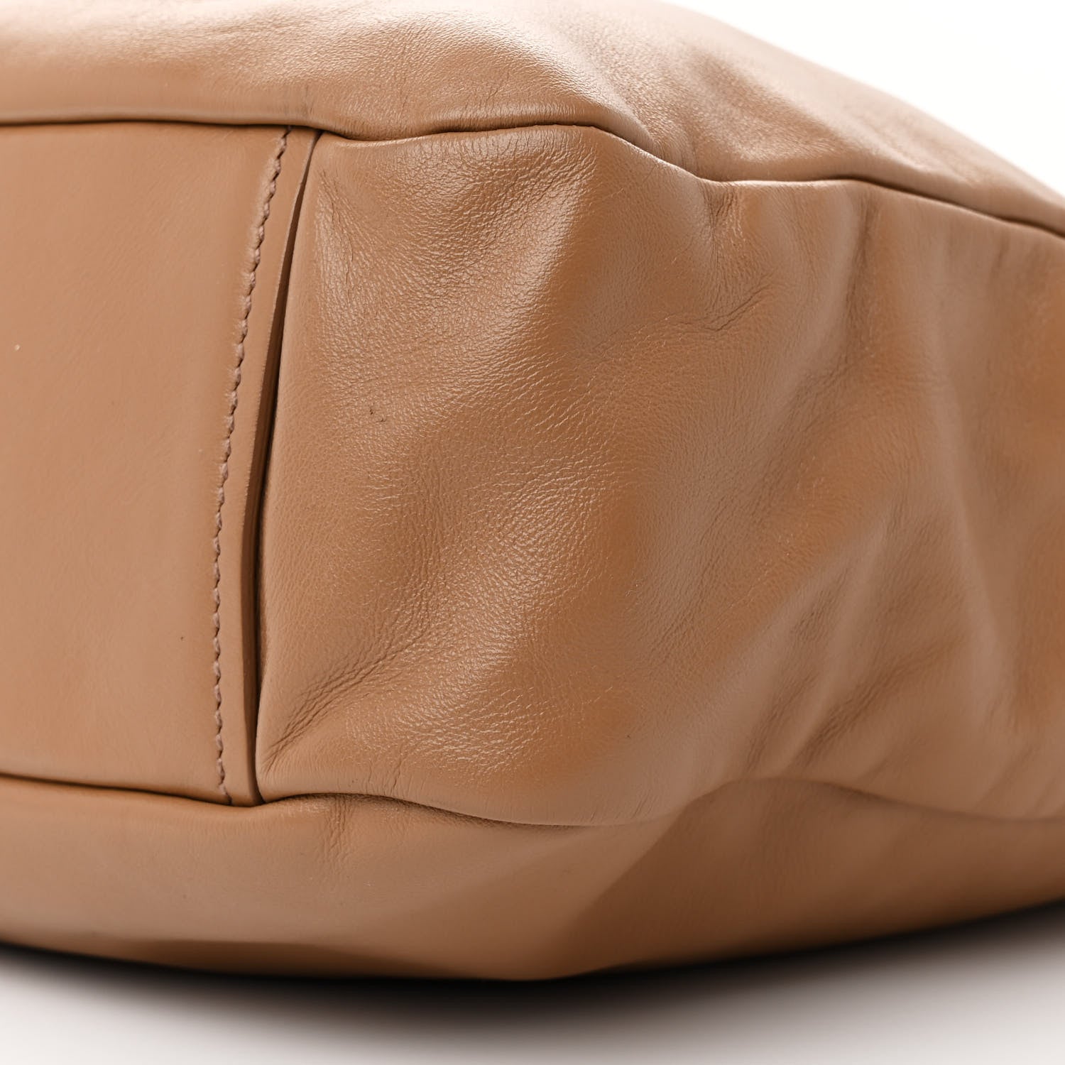 Miu Miu Soft Calf Chain Hobo Caramel 11 of 12