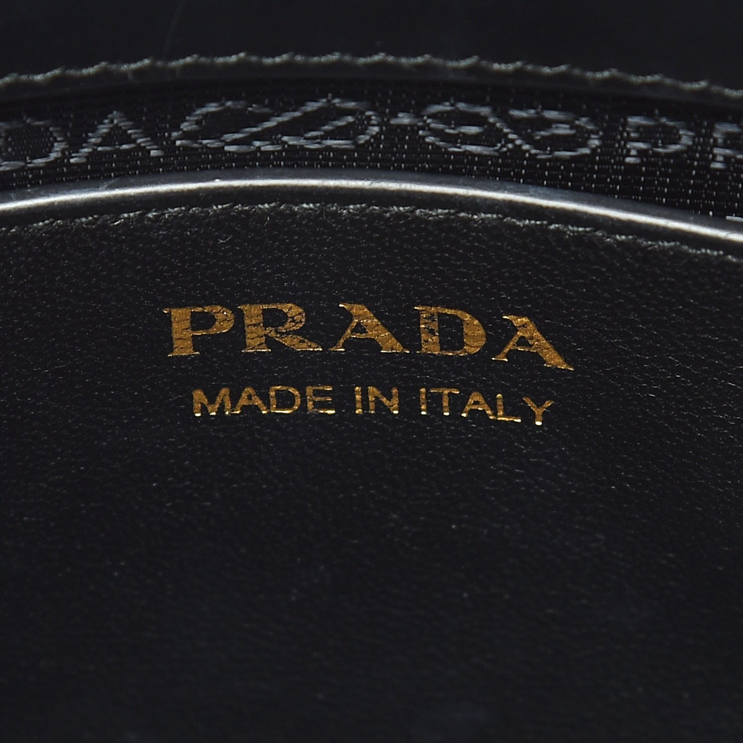 Prada Saffiano City Calfskin Small Esplanade Tote Mercurio Black 9 of 9