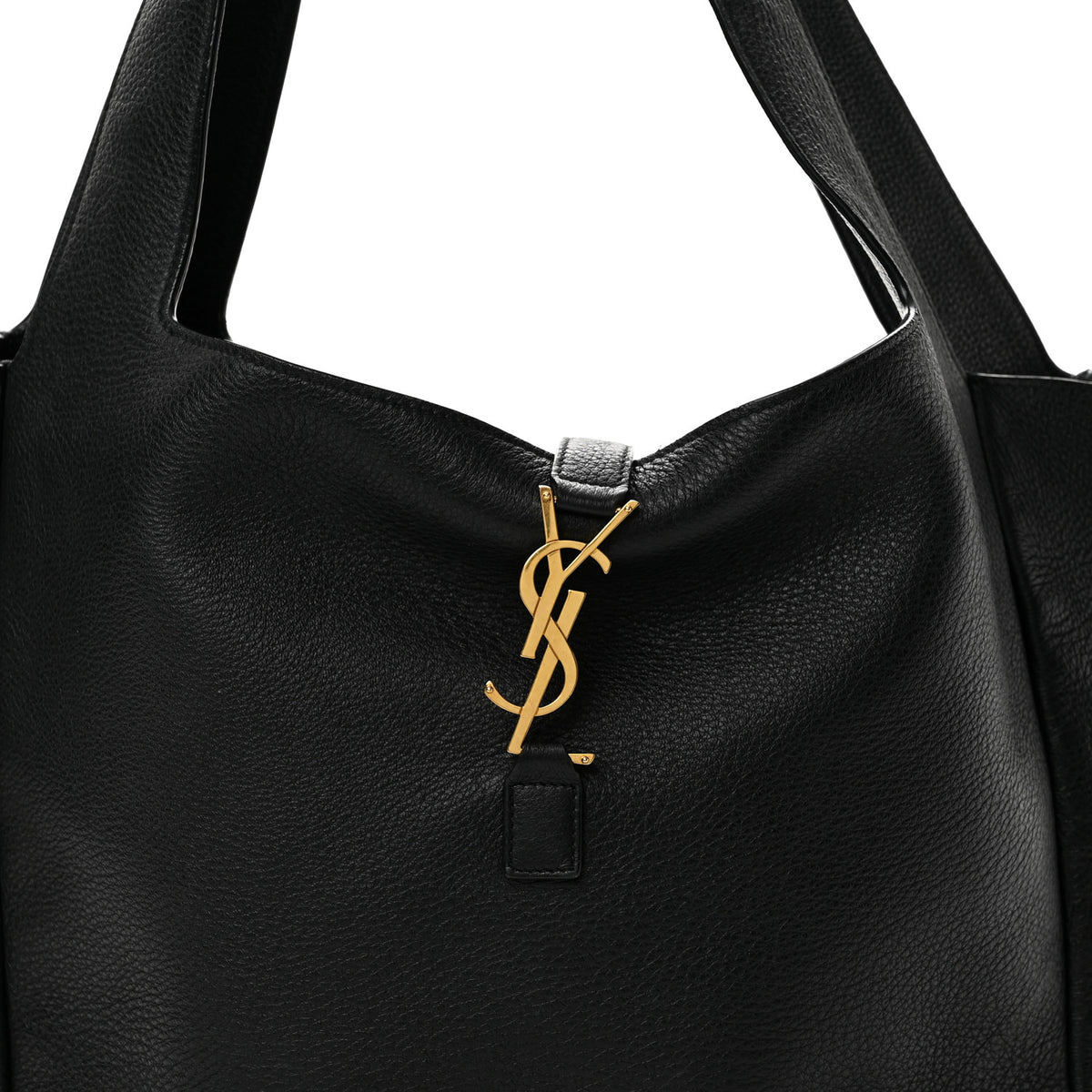 Grained Deerskin Bea Tote Black