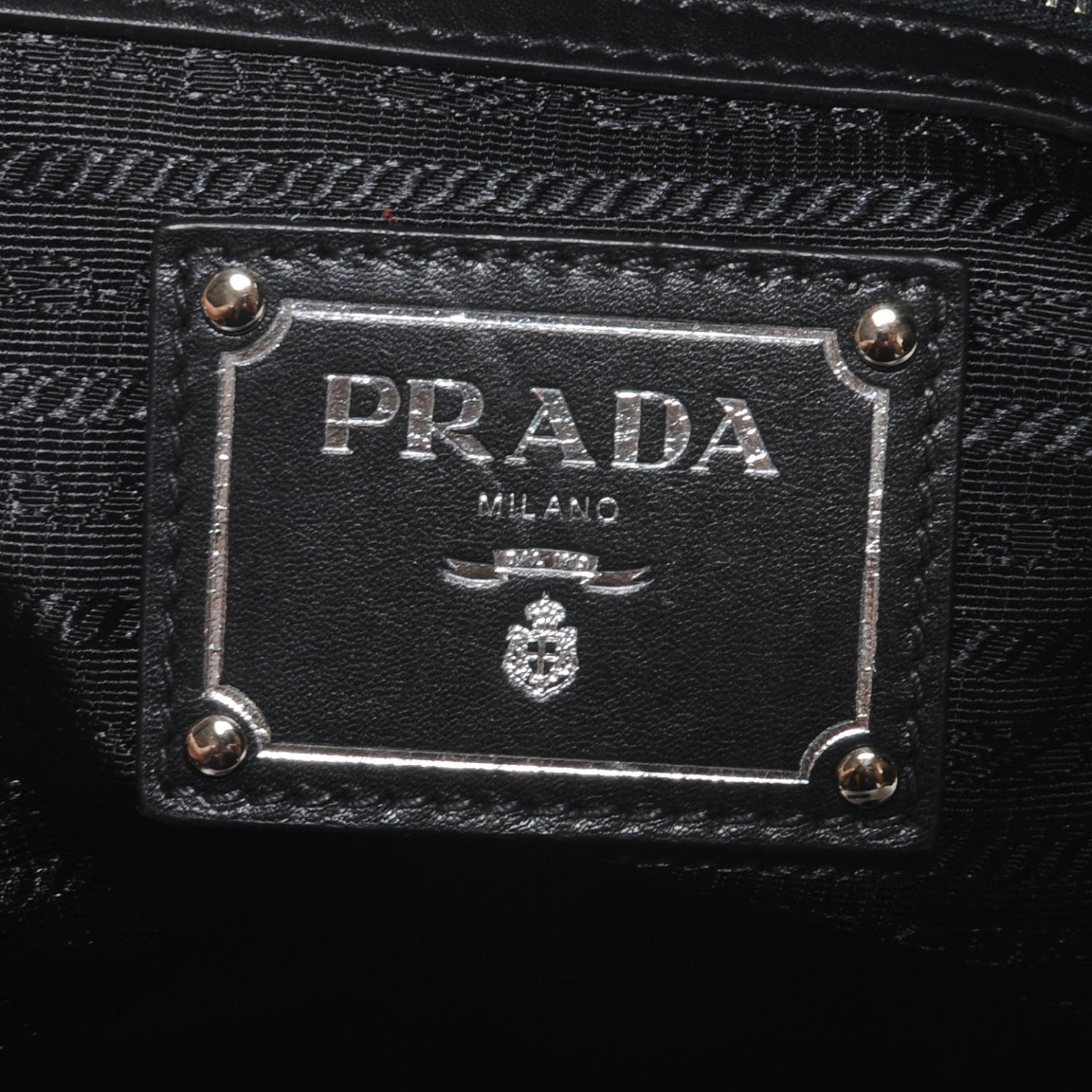 Prada Soft Calf Pleated Hobo Nero Black 8 of 10
