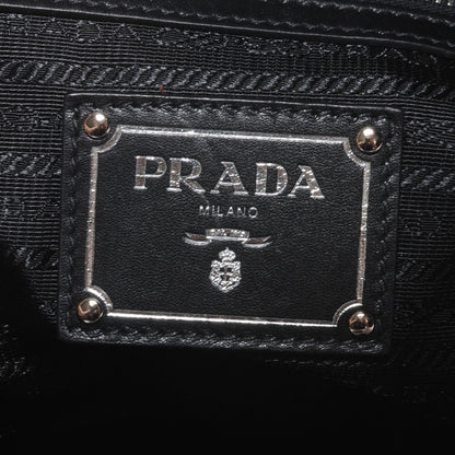 Prada Soft Calf Pleated Hobo Nero Black 8 of 10