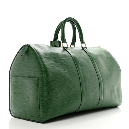 Louis Vuitton Epi Keepall 45 Borneo 2 of 12