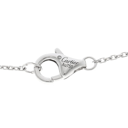Cartier 18K White Gold Diamond XS Amulette de Cartier Pendant Necklace 4 of 5