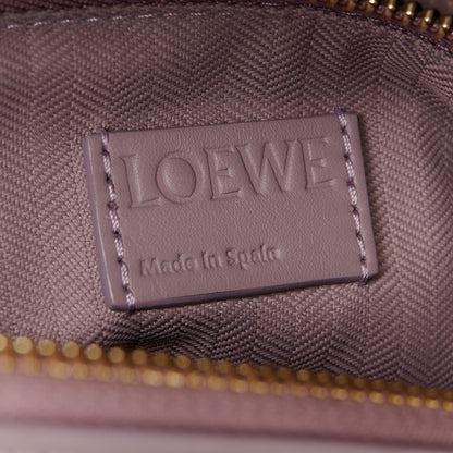 Loewe Satin Calfskin Monochrome Small Puzzle Edge Bag Pale Aubergine Glaze 6 of 11