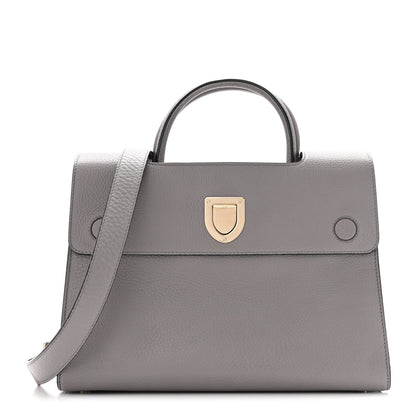 Christian Dior Bullcalf Medium Diorever Flap Meteorite Grey 1 of 9