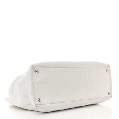 Chanel Calfskin Cerf Executive Shopper Tote White 4 of 20
