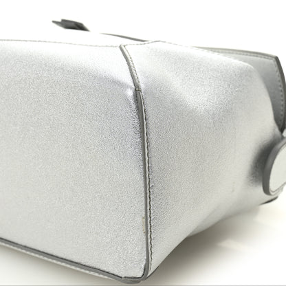 Loewe Laminated Lambskin Small Puzzle Edge Bag Silver 10 of 10