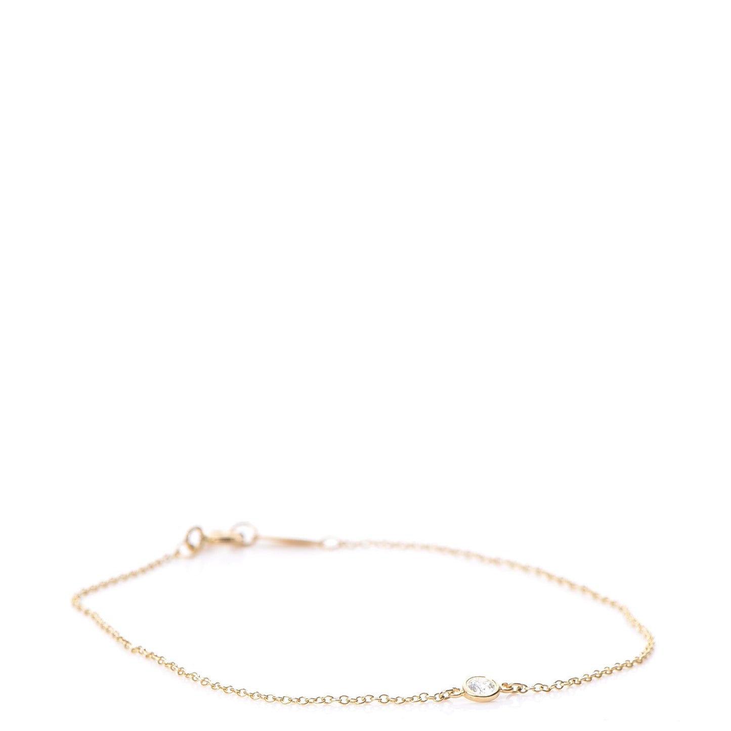 18K Yellow Gold Diamond .08ct Elsa Peretti Diamonds by the Yard Bracelet