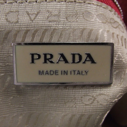 Prada Vitello Daino Shoulder Bag Rosso 8 of 12