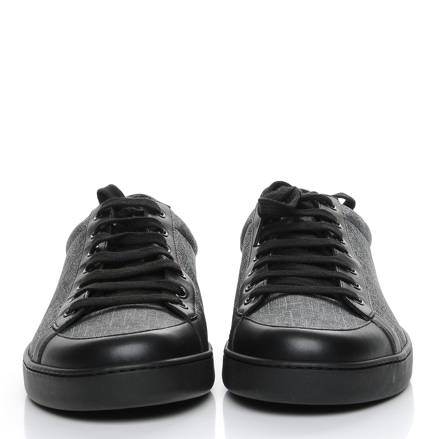 Gucci GG Supreme Monogram Sneakers 12 Black 2 of 10