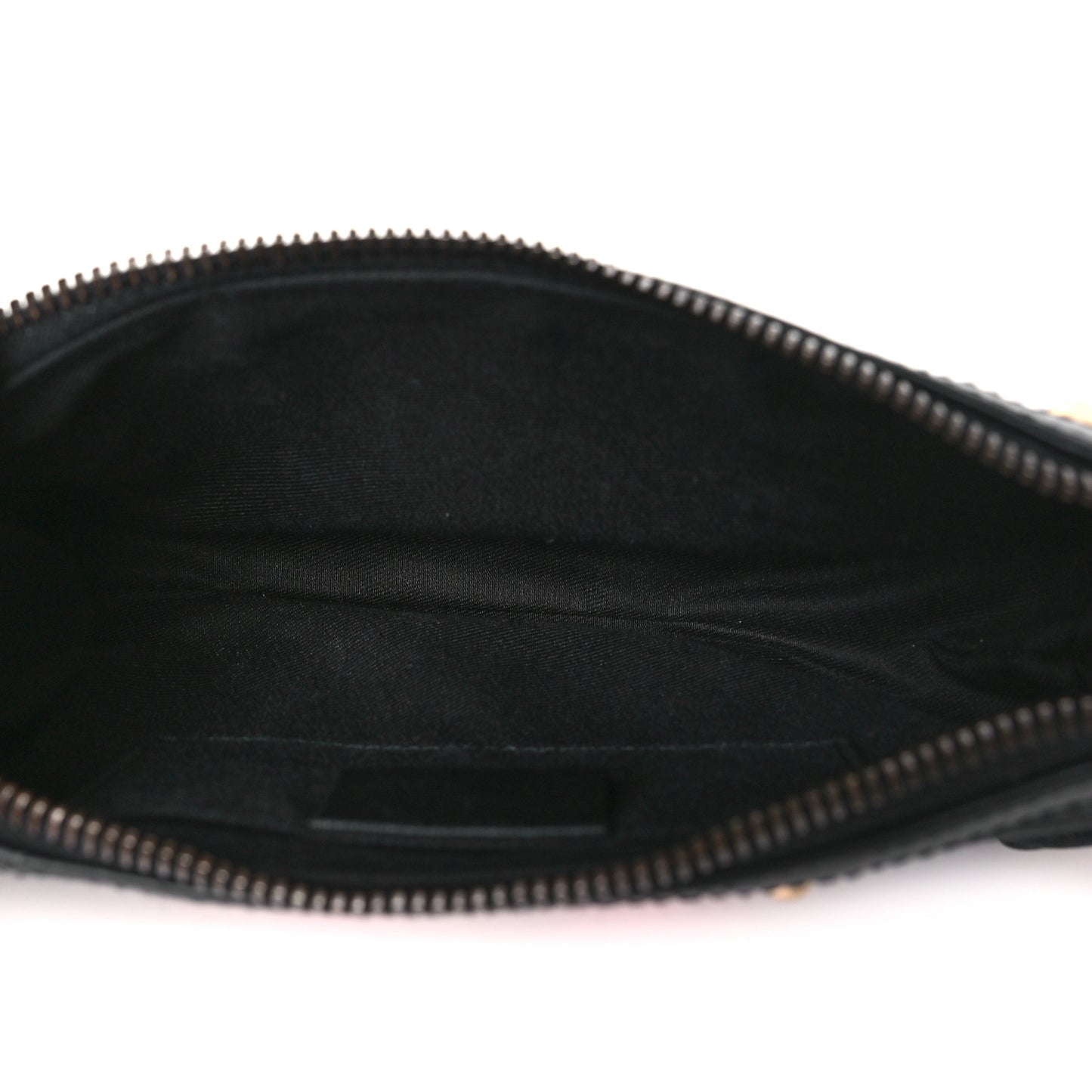 Monogram Web Studded Chain Clutch Black