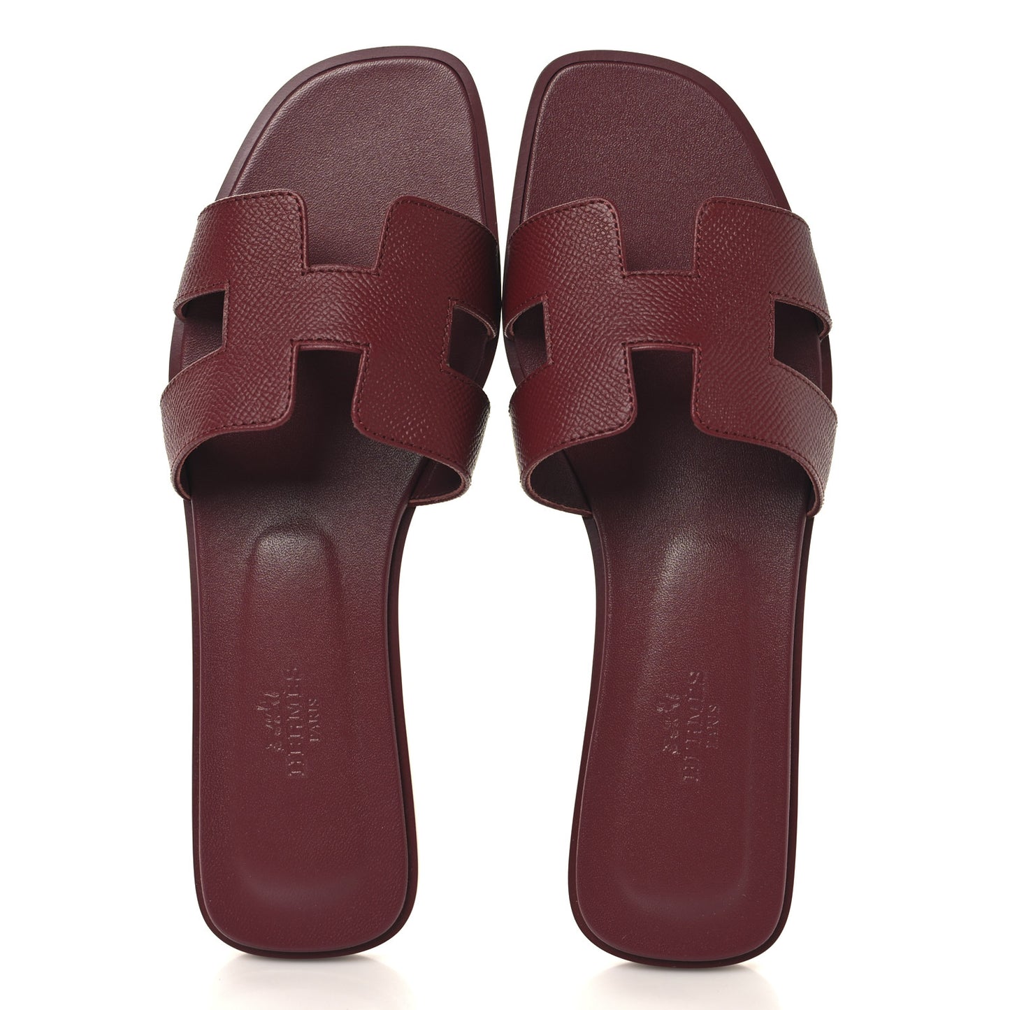 Epsom Oran Sandals 38.5 Rouge H