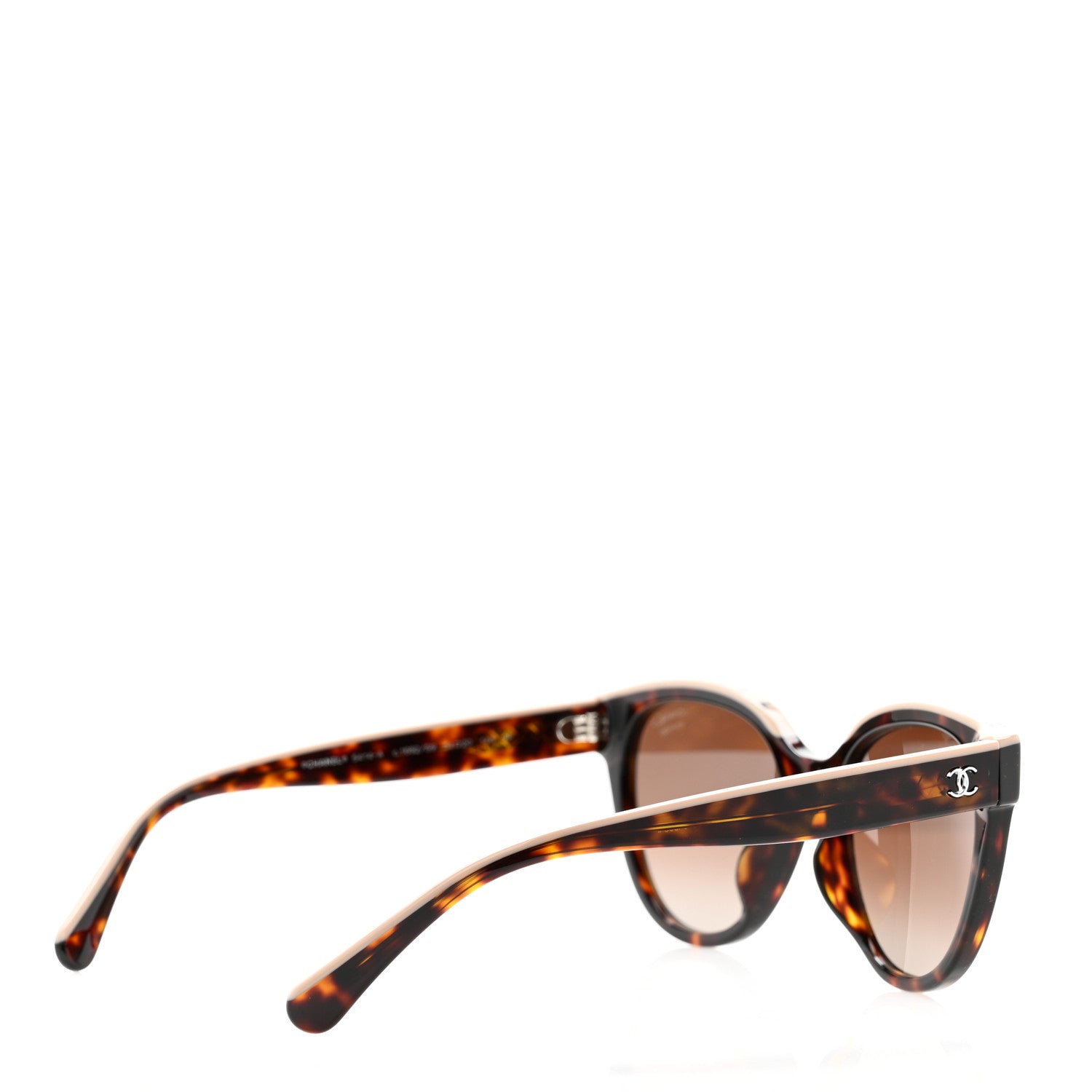 Chanel Acetate Polarized CC Butterfly Sunglasses 5414-A Tortoise 4 of 8