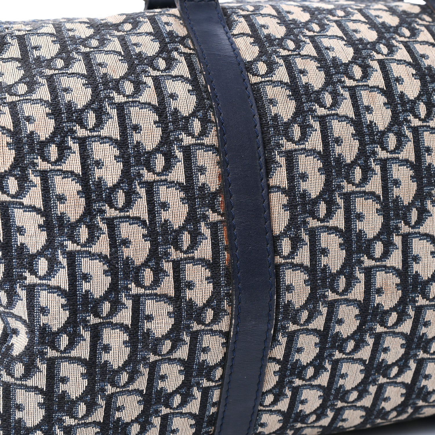 Christian Dior Monogram Duffle Navy Blue 10 of 11