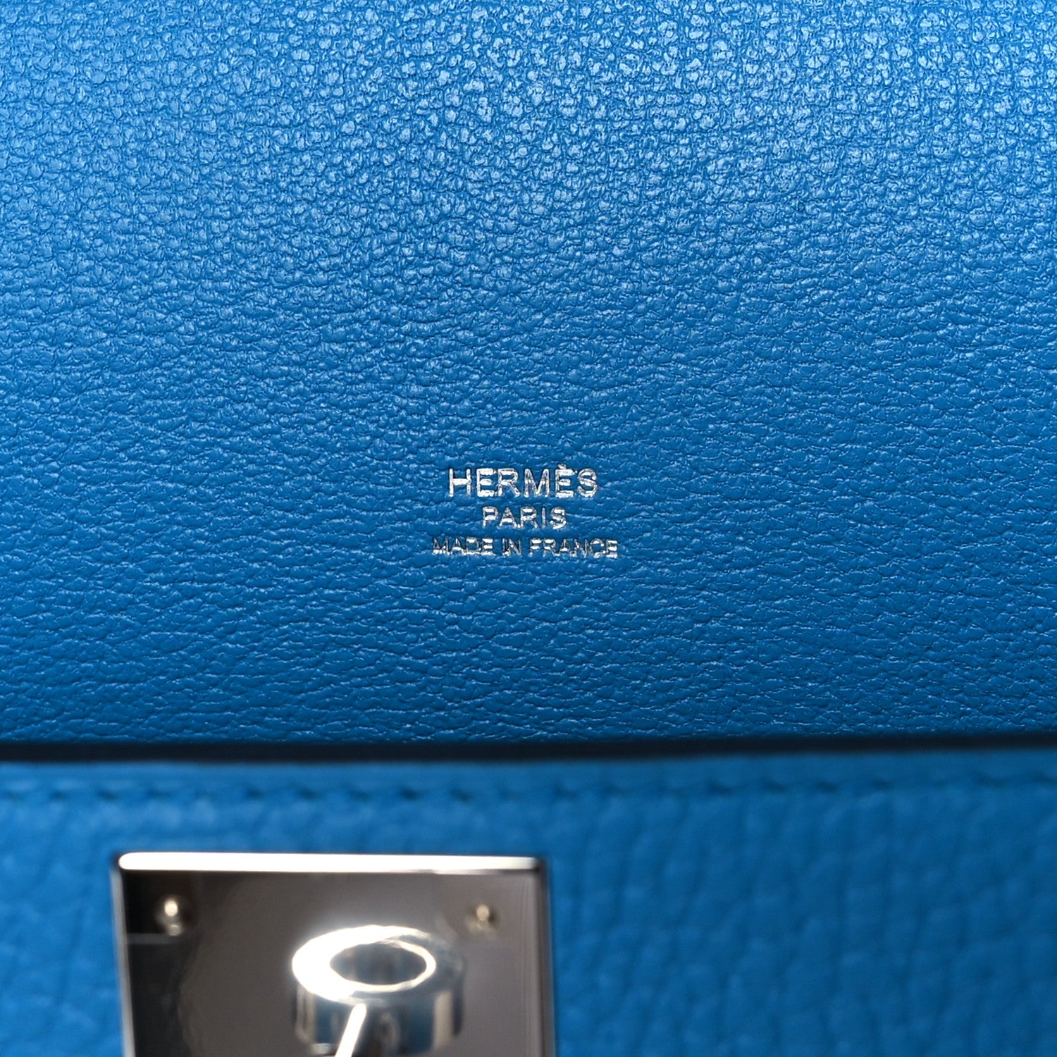 Hermes Taurillon Clemence Jypsiere 28 Bleu Frida 7 of 10