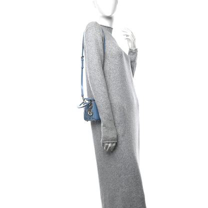 Christian Dior Patent Cannage Micro Lady Dior Cornflower Blue 2 of 12