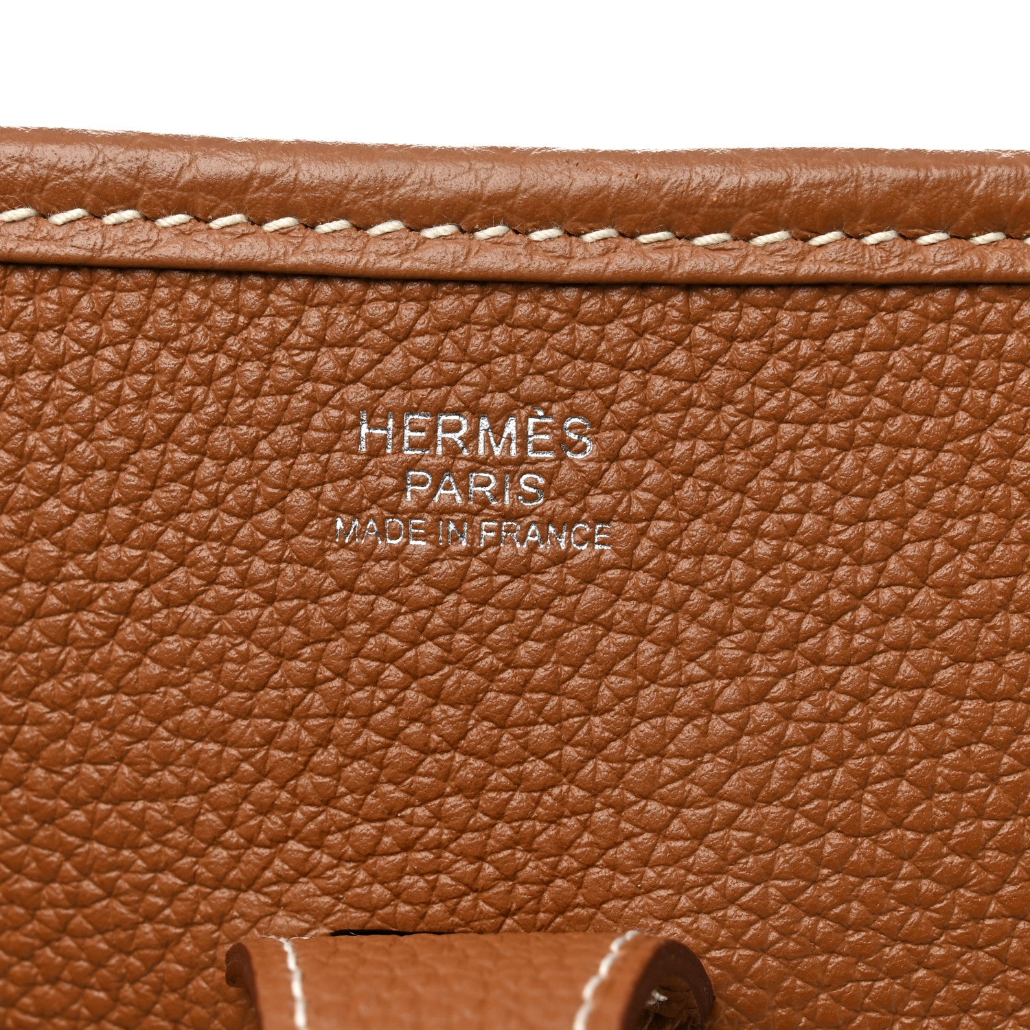 Hermes Taurillon Clemence Evelyne III PM Gold 6 of 10