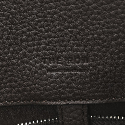 The Row Matte Grained Calfskin Margaux Shoulder 12 Deep Brown 6 of 10