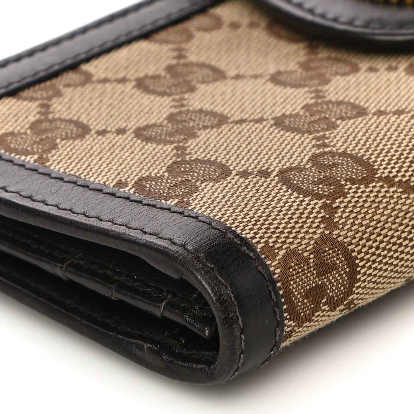 Monogram Scarlett Continental Wallet Dark Brown