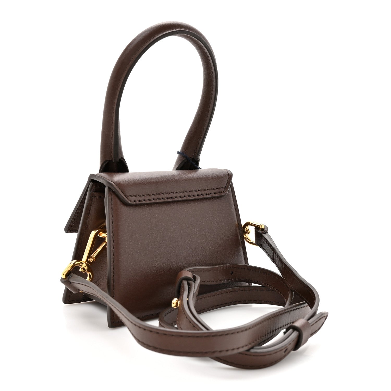 Jacquemus Smooth Calfskin Le Chiquito Dark Brown 2 of 8