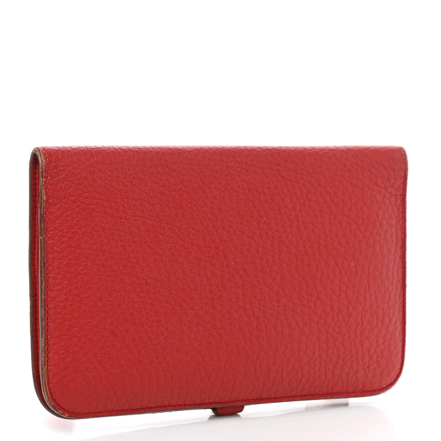 Hermes Togo Dogon Duo Wallet Rouge Casaque 4 of 11