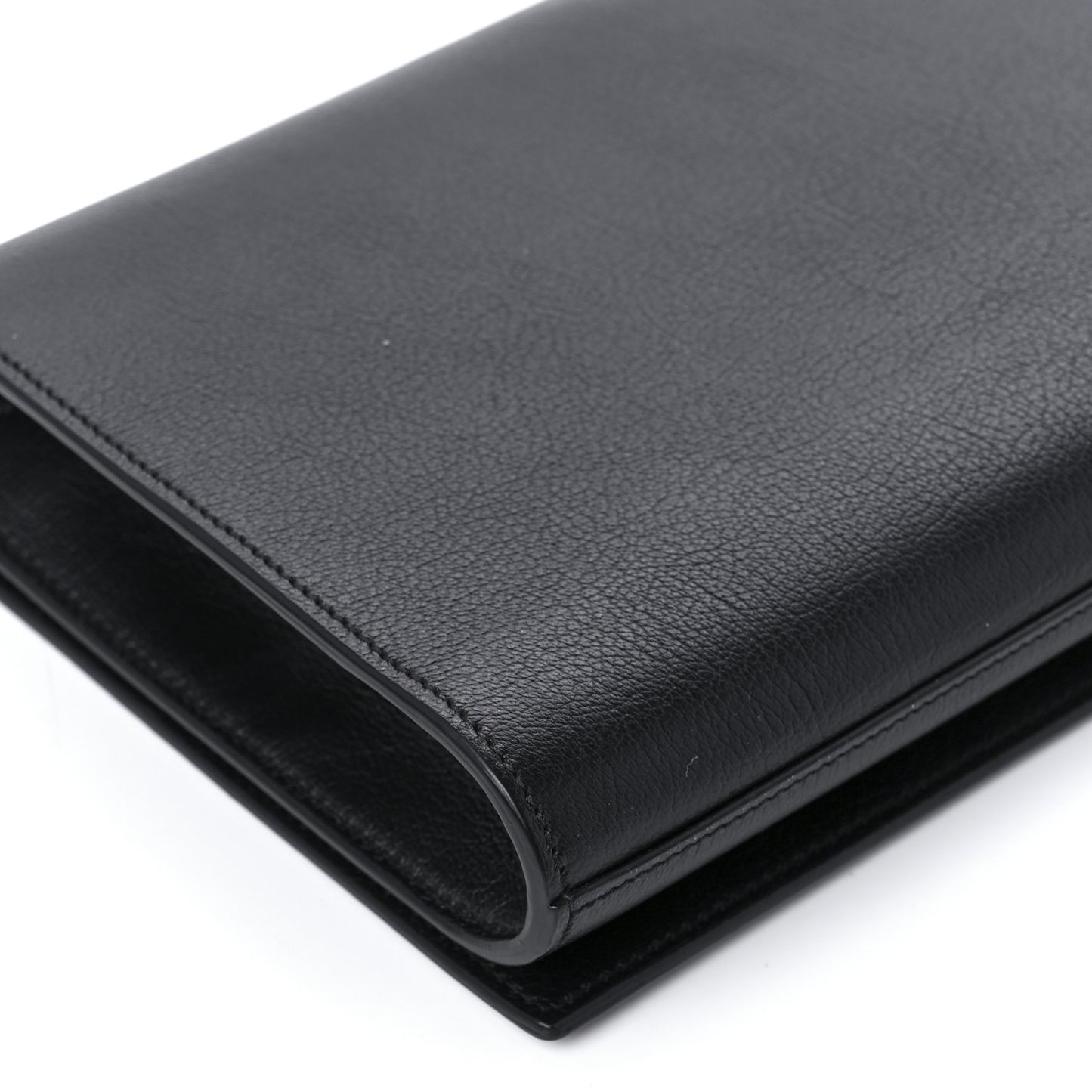 Calfskin Monogram Large Belle De Jour Clutch Black