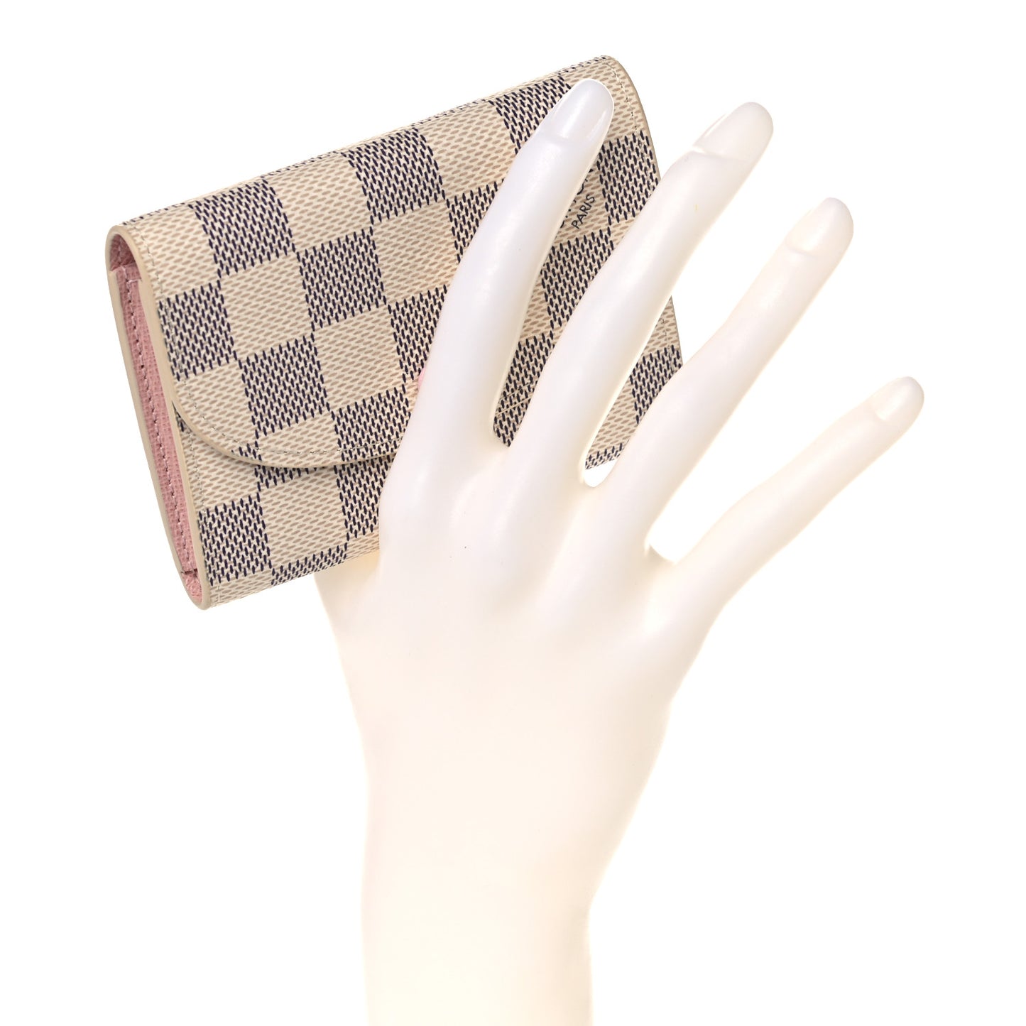 Damier Azur Rosalie Coin Purse Rose Ballerine