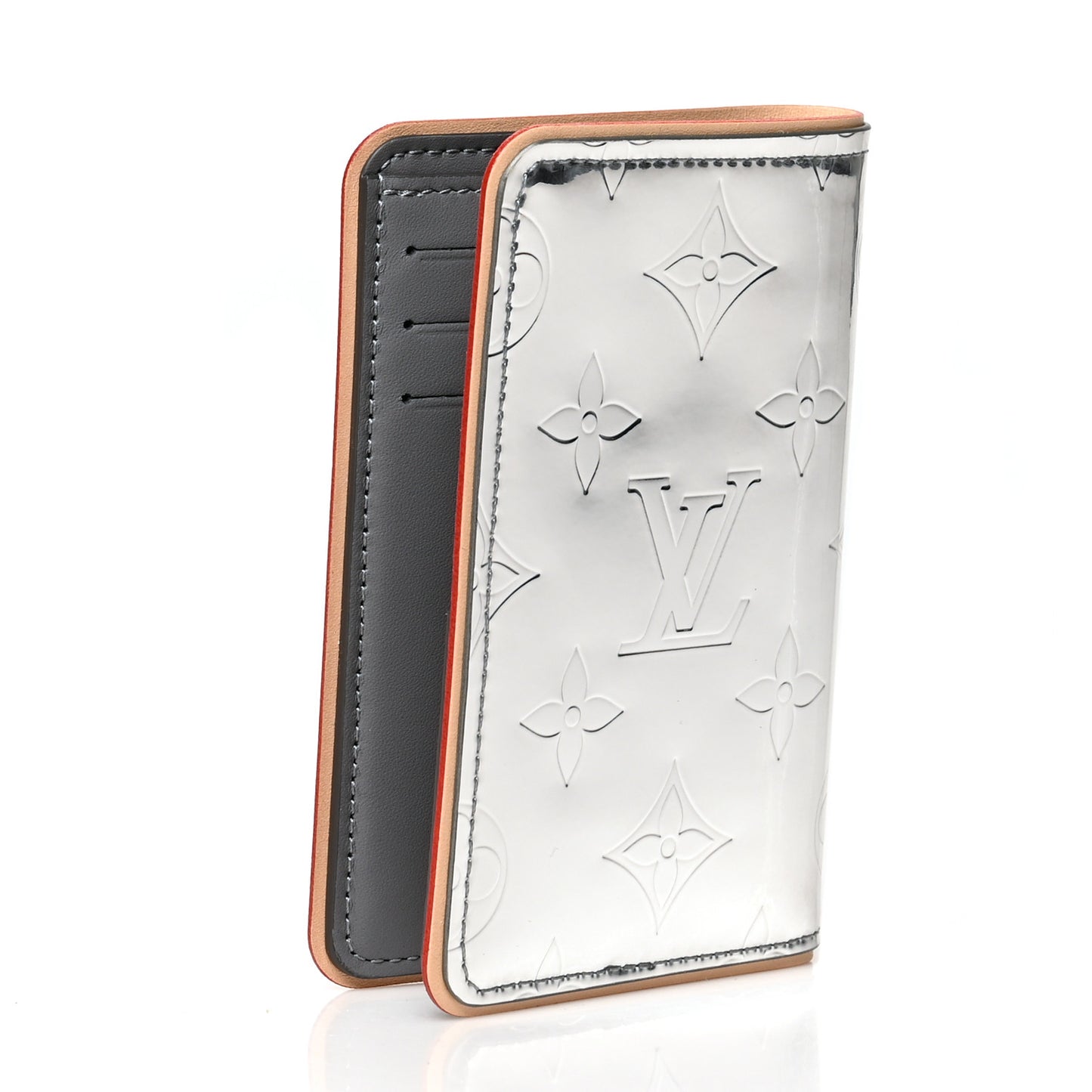 Monogram Mirror Slender Pocket Organizer