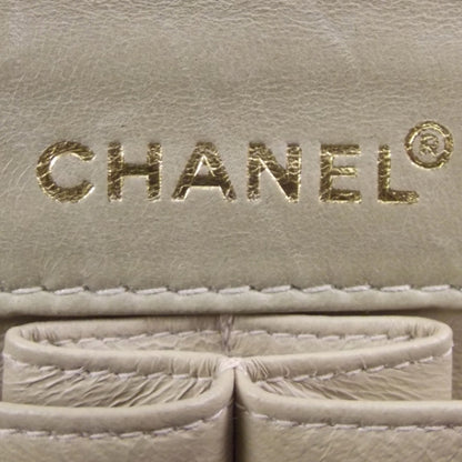Chanel Lambskin Patent East West Flap Beige/Red 8 of 12