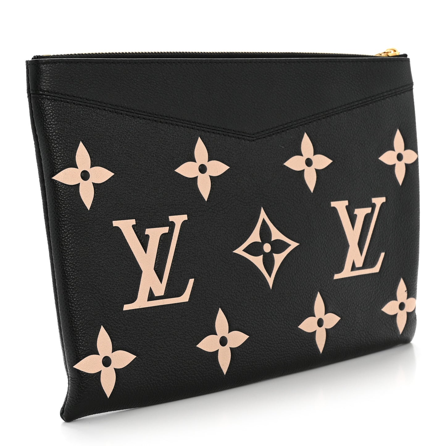 Empreinte Monogram Giant Daily Pouch Black Beige