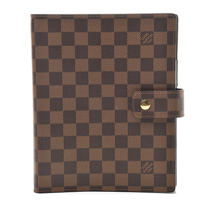 Louis Vuitton Damier Ebene Large Ring Agenda Cover 1 of 9
