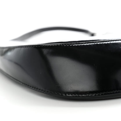 Prada Spazzolato Cleo Shoulder Bag Black 9 of 12