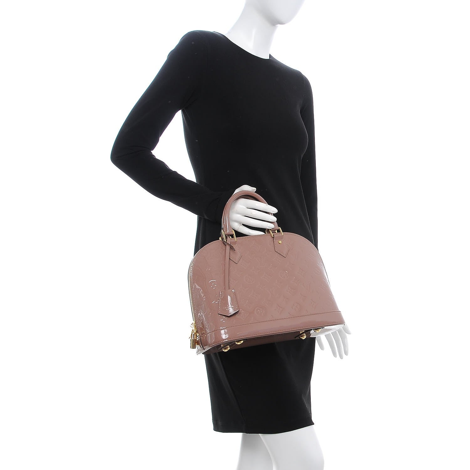 Louis Vuitton Vernis Alma PM Taupe Glace 2 of 8