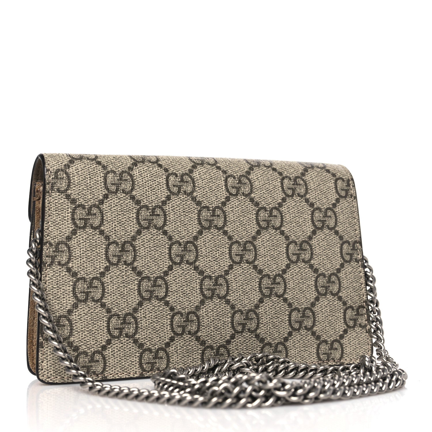 Gucci GG Supreme Monogram Super Mini Dionysus Shoulder Bag Taupe 3 of 8